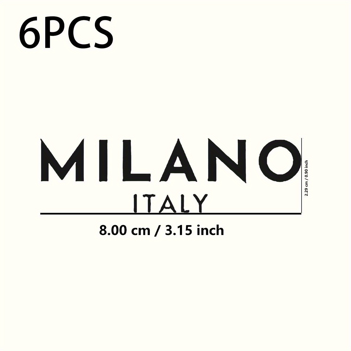 TEMU 6pcs Italy Iron-on Transfer Stickers - Durable Heat Transfer Patches, Suitable For Jeans, Sweatshirts, Backpacks, Canvas Bags, And Throw Pillows