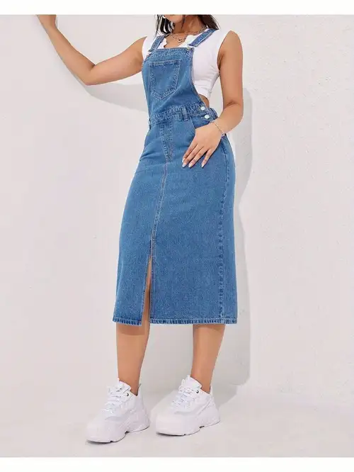 Corduroy Pinafore Stretch Denim Pinafore Dress Pinafore Dungaree Dress Overall Dress Name Milumia Women's Casual Denim Corduroy Pinafore Stretch Denim Pinafore Dress Pinafore Dungaree Dress Overall Dress Name Milumia Women's Casual Denim