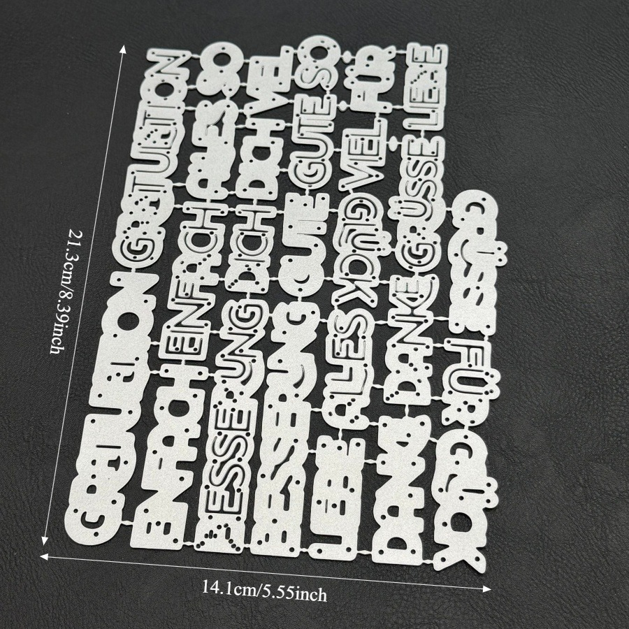 2026 New German Set Series Metal Cutting Dies For Scrapbooking Card Making Stencils Embossing Craft Decoration