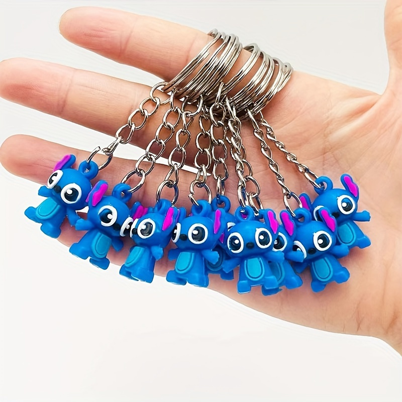 

12-pack -inspired Silicone Keychains - Cute Charm Key Rings, Fashionable Couple Bag & Car Accessory