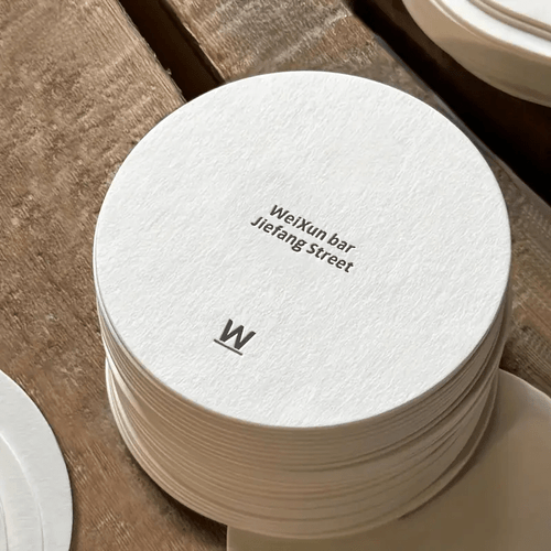 200pcs personalized coasters suitable for coffee drinks name text non slip absorbent paper drink pads for home office parties cafes hand washable suitable for home or commercial use