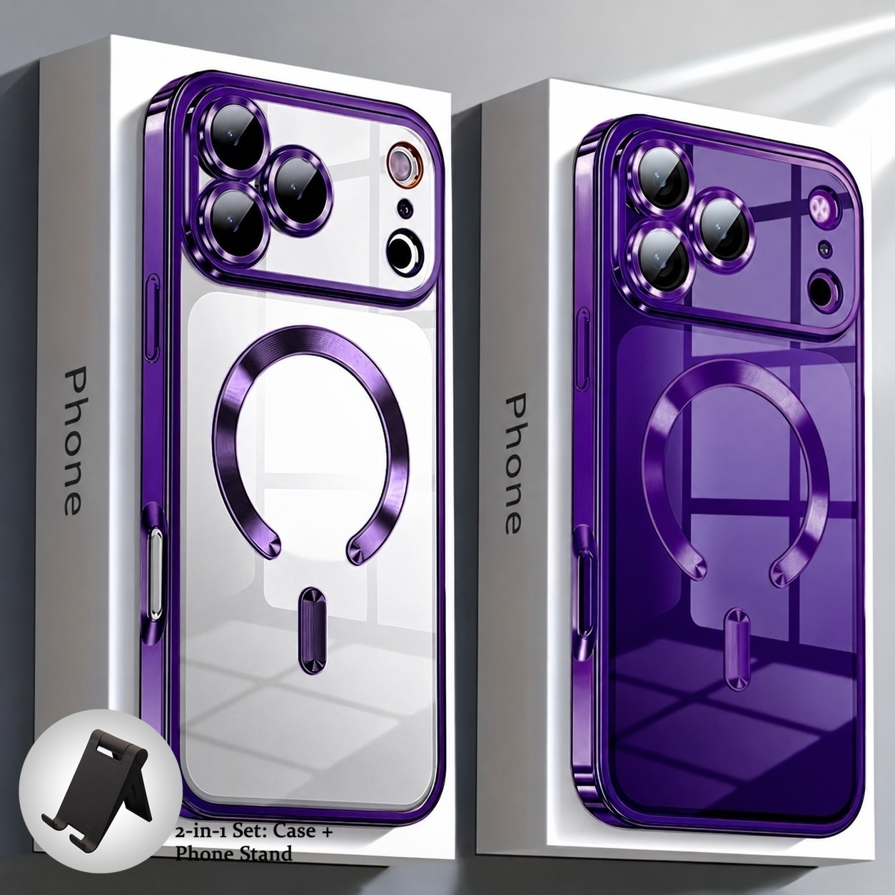 Capa de Celular: Conjunto 2 em 1: Capa + Suporte para Celular 9