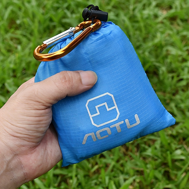 Image of 1pc, Lightweight Outdoor Picnic Mat, Canvas Camping Blanket, Easy To Clean, Suitable For Beach, Park, Garden, And Outdoor Family , Nylon Frame