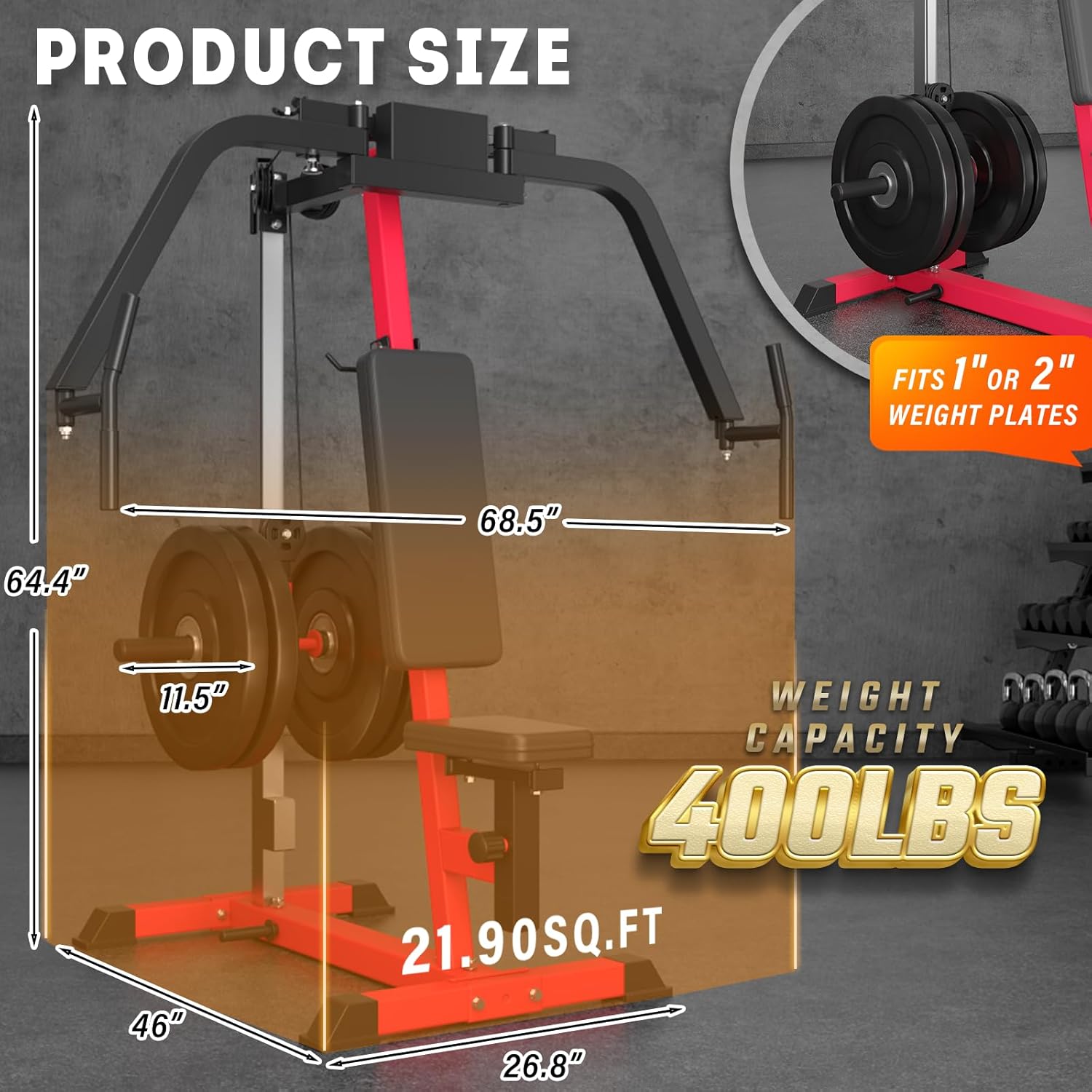 Temu yodolla pec deck fly reverse delt 450lbs