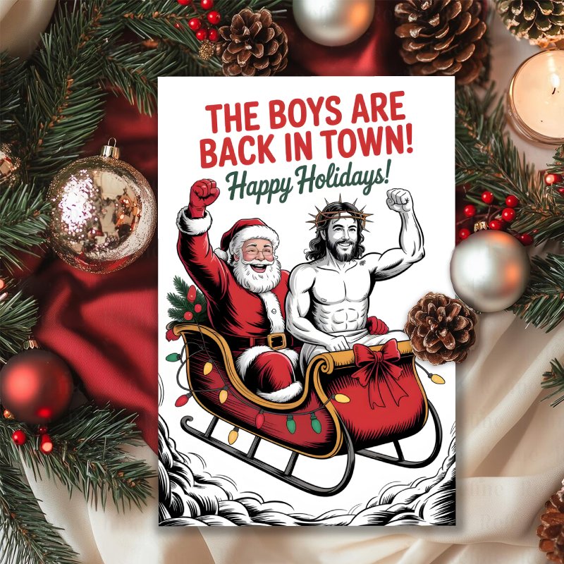 TEMU Christmas Card, Halloween Thanksgiving Gift, 1pc, Perfect For Birthday Or Any Occasion, Christmas Decoration, Ideal Gift For Friend, Brother, Sister, Son, Daughter, Husband, Bestie, Fans