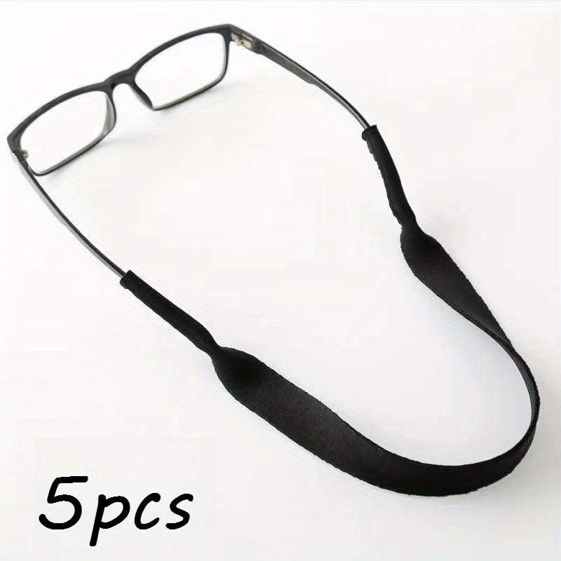 TEMU 5pcs Anti-drop Glasses Strap - Adjustable, , Suitable For And Activities, Durable Nylon Material, Glasses Strap Floating Glasses Retainer