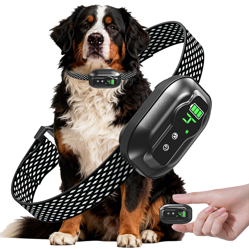 TEMU Bark Stop Collar For Dogs With Control System, Usb Rechargeable Suitable For All Small Medium Large Dogs, Sound/vibration Training Device, Alert