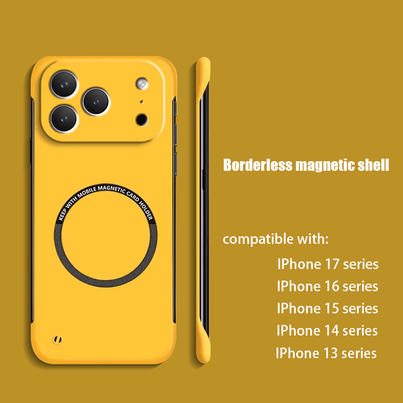 TEMU Funda para Teléfono - Adecuada para Iphone Sin Borde Ultra Delgada Protectora para Iphone 17 Carcasa 16 Pro Disipación de Calor Magnética para