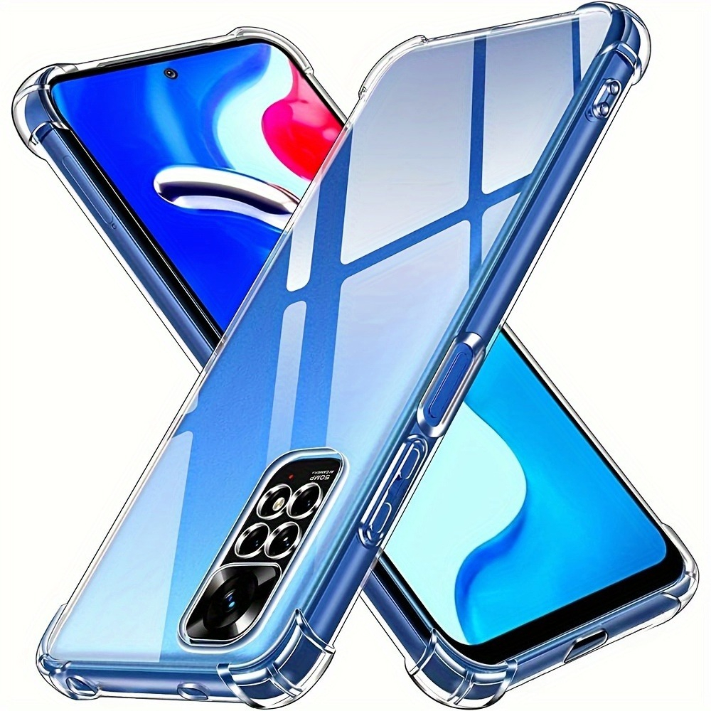 E-shop Handyhülle - Stoßfeste Hülle für Redmi Note 11 4G 11S Note 11 Pro 5G Pro+ 5G Transparent Schutzhülle