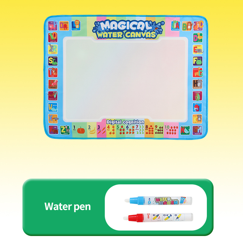 Early Education And Intelligence Development Doodle Toy, With 2 Pens, Foldable And Portable Design, Cartoon Fun Border, A Magical Tool For Parent-child Interactive Painting
