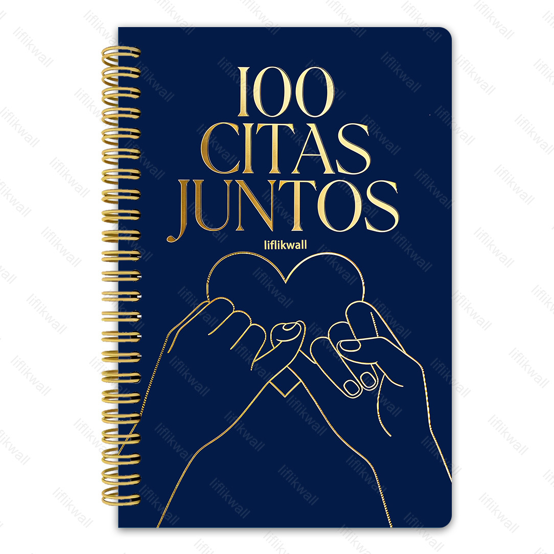 TEMU 1pc Diario de Amor para | Libro de Registro de 100 Citas | Soporta de Fotos | la y de | Regalo para de San Valentín, 5.5x8.3 Pulgadas