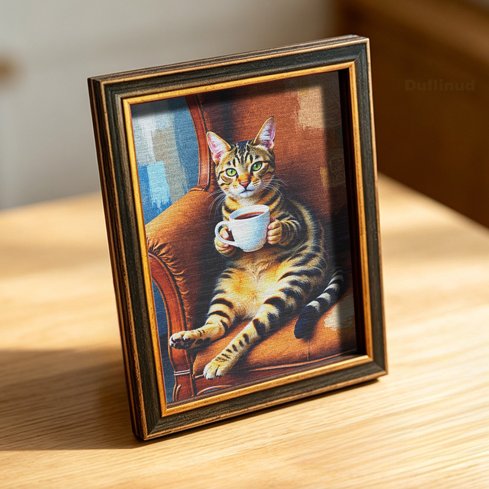 TEMU Coffee Fridge Magnet, Mini, Cute Wooden Fridge Magnet, Decor, Gift, Present (back Is Full Of Magnet)