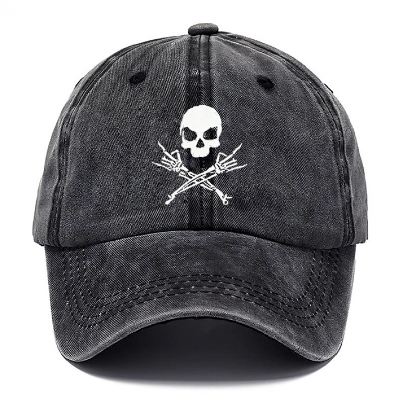 TEMU Gorra de béisbol con estampado de esqueleto, gorras para hombre, gorra de béisbol para mujer, gorras de béisbol de moda, gorras transpirables,