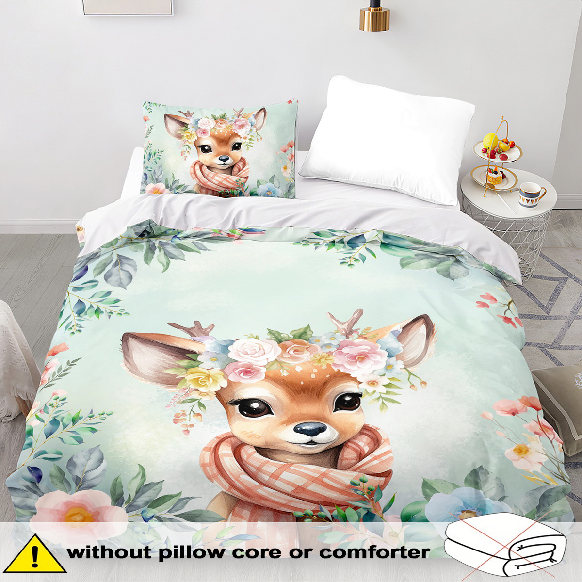 TEMU 2/3pcs Theme Duvet - Bedding , Washable, , Includes 1 Duvet Cover Pillowcases (no ), For Bedroom Or