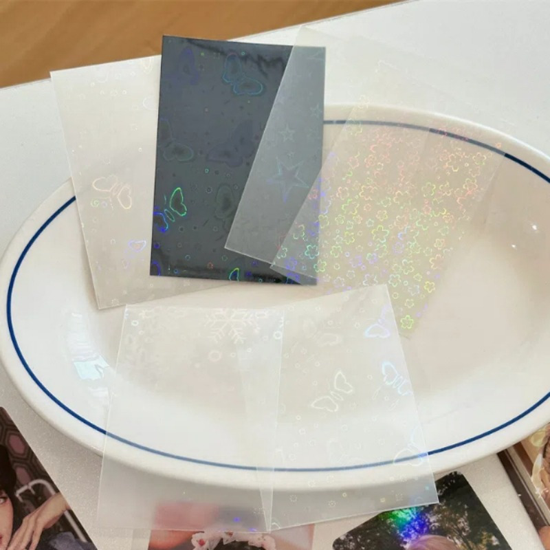 iridescent card sleeves LIMITED BUNDLE: Response? Holographic Sleeves 2x 100pcs set main image 1