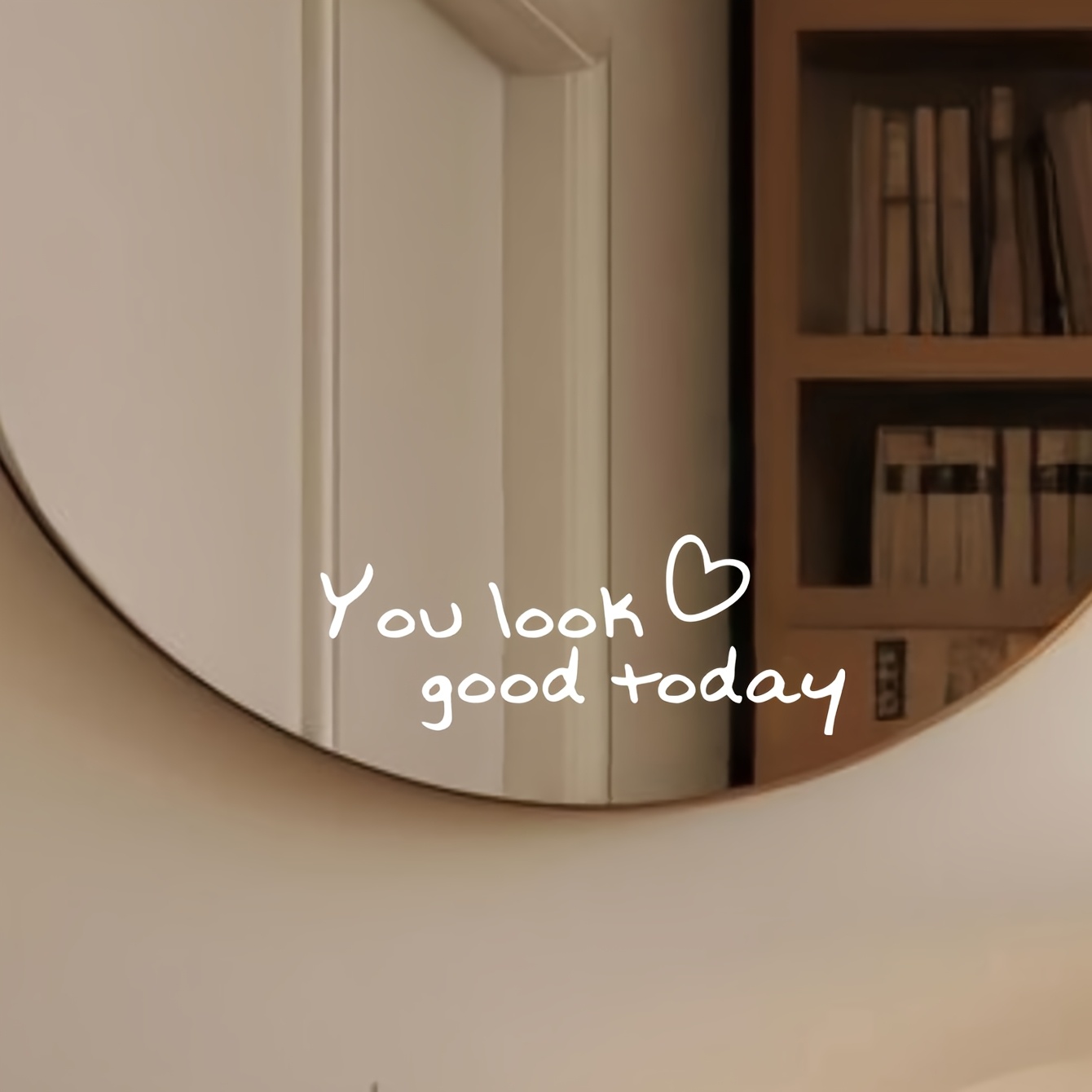1pc 1pc ' Today' Static Cling Sticker - Self-adhesive, Removable Without Trace, For Living Room, Bedroom, Or Bathroom - Enhances Home Decor With An