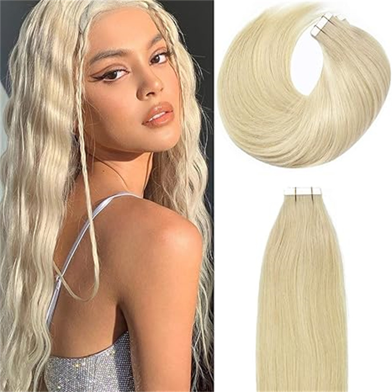20pcs (50g) Women's Human Hair Extensions - Hair, Invisible Adhesive Tape-ins For Volume/length, Looking Hair Add-ons For Thinning Hair, Prom/wedding/party Hair Extensions (multiple Colors )