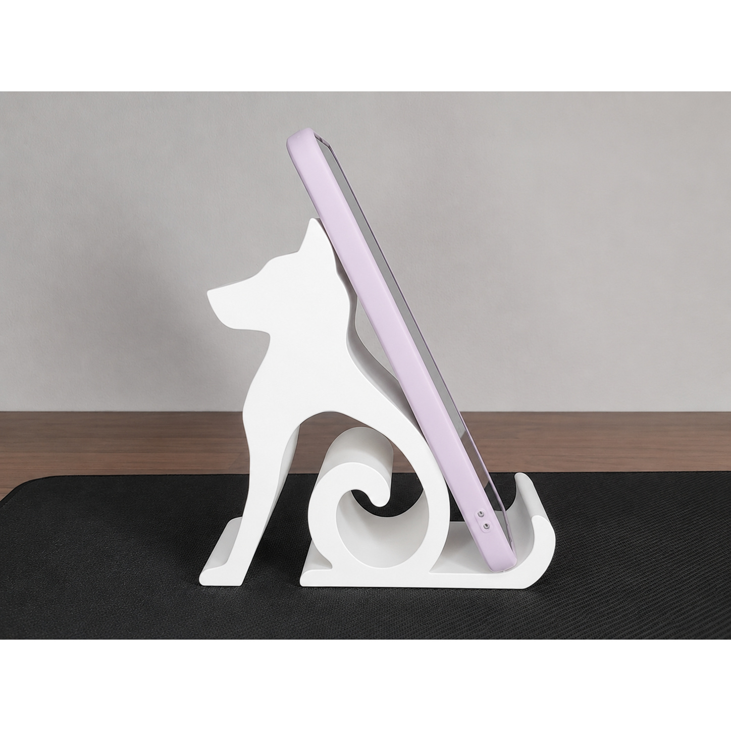TEMU Supporto per telefono a forma di cane universale i telefoni e tablet, design con cucciolo , per uso a letto, ufficio, auto, , videochiamata,