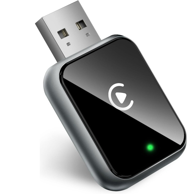 And Auto Adapter, 2026 Upgraded 2-in-1 Design, Wired-to-wireless Car Converter, Fast Pairing, Car Interior Upgrade Accessory, Without Battery