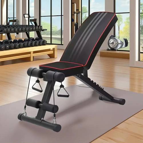 foldable and adjustable home fitness bench with 7 level backrest and 84 folding features a heavy duty abs frame structure with a load capacity of 660 0 lbs suitable for beginners jsd019 0346 014 no pool required
