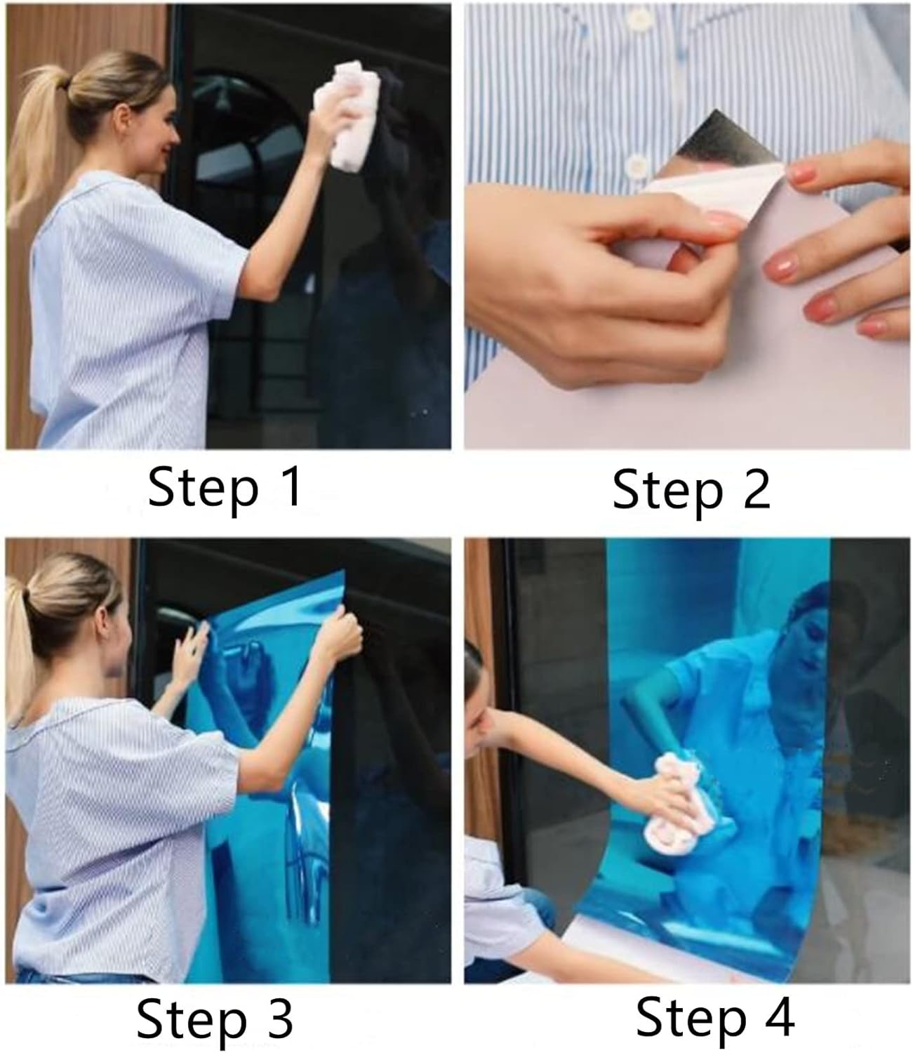 self hd film removable sticker non warping and shatterproof and stick multiple sizes flexible soft for bathroom toilet home makeup dressing glass film for glass film cover window film window sticker self window stickers crystal vinyl decorative window film glass sticker for window window film stained glass crystal window vinyl christmas window pictures static window film self window Product details 5