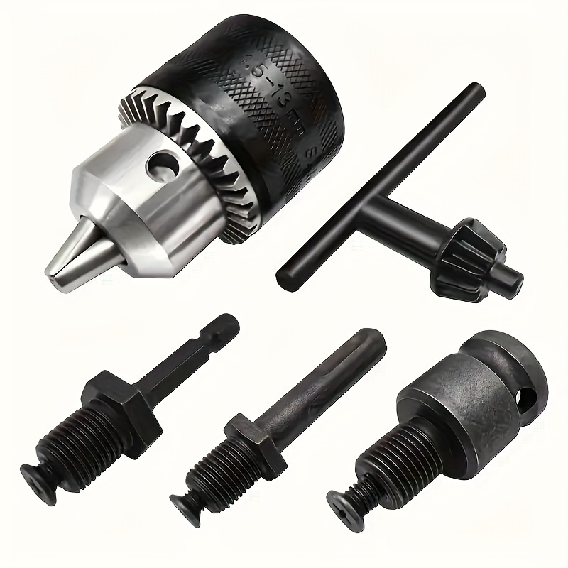 TEMU 5pcs Drill Adapter Set, /16