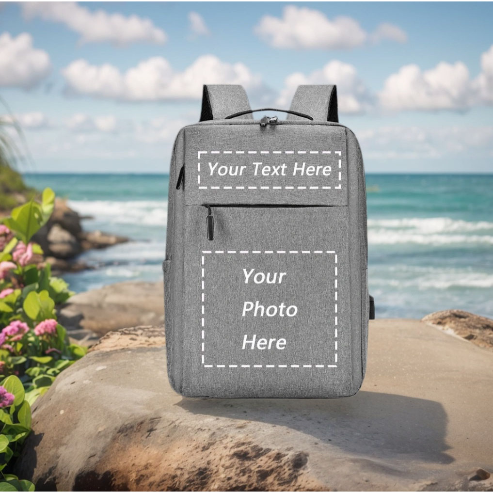 TEMU Mochila Casual Personalizada 2025 para Hombres, Bolso para Laptop de 15.6 Pulgadas Antigolpes de Calidad, Mochila para Exteriores y Transporte