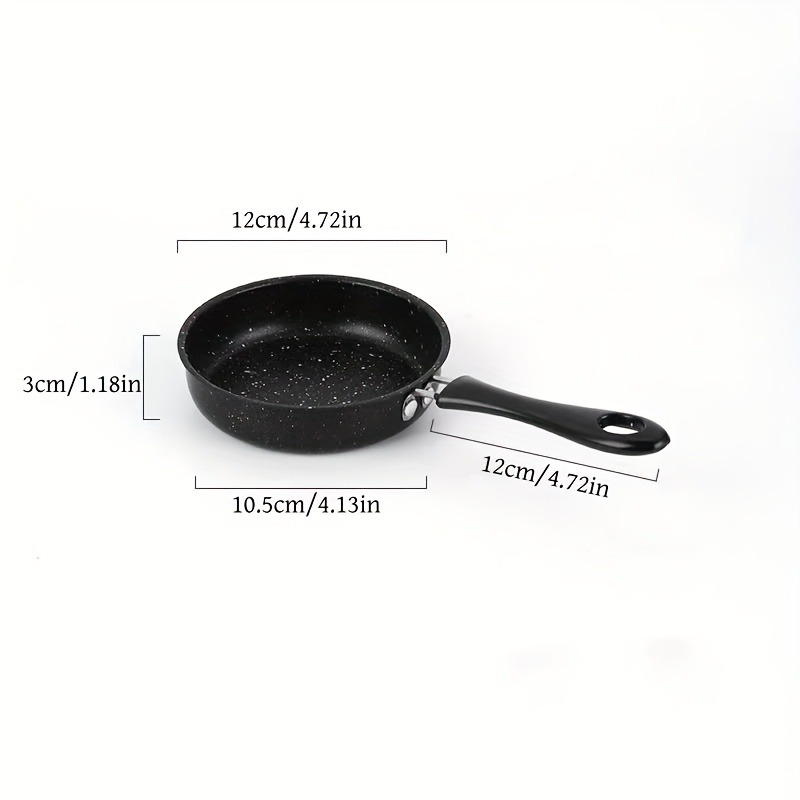 Sartén Multifuncional Antiadherente de 14 cm de Diámetro, Fácil de Limpiar, Mini Sartén para Huevos y Filetes, Adecuada para 11 Fiestas, Compatible con Placas de Inducción y Cocinas de Gas - Elección Ideal para Cocinar Desayunos y Almuerzos - Imagen 6