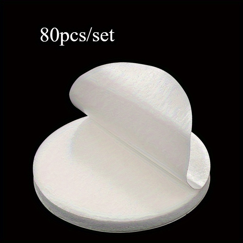 Set Of 80pcs Of Thick And Durable Double-sided Foam Tape, Round Eva Foam Single-sided Tape, Double-sided Pads, And Versatile Round White Foam Double-sided Tape