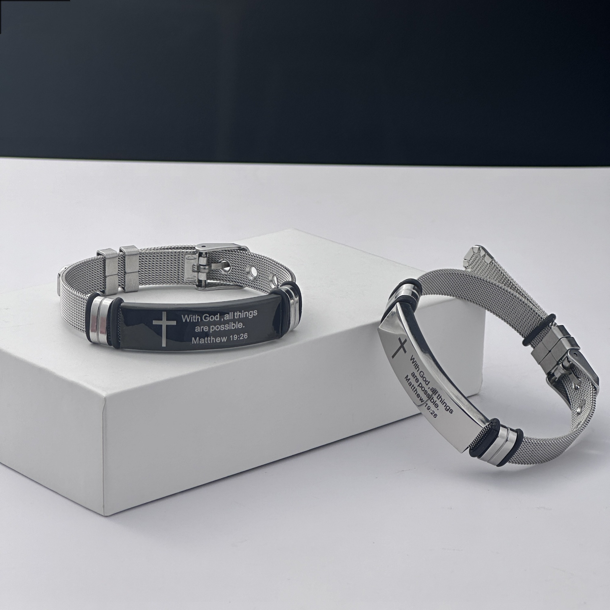 Stainless Steel Adjustable Bracelet for Men and Women