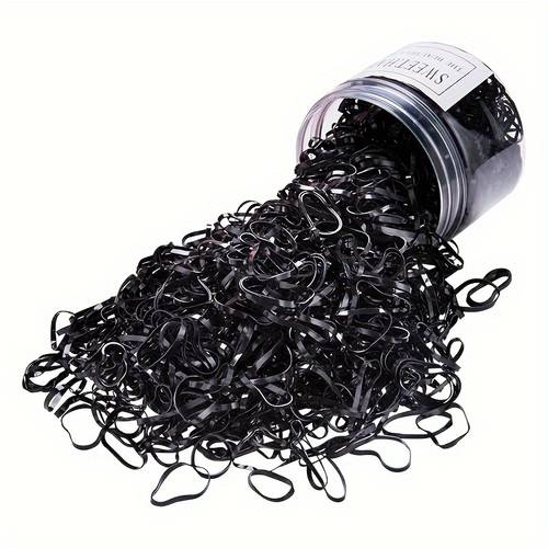 disposable hair ties thickened high non slip hair bands durable plastic hair ties for daily photography christmas new year styling minimalist style bands