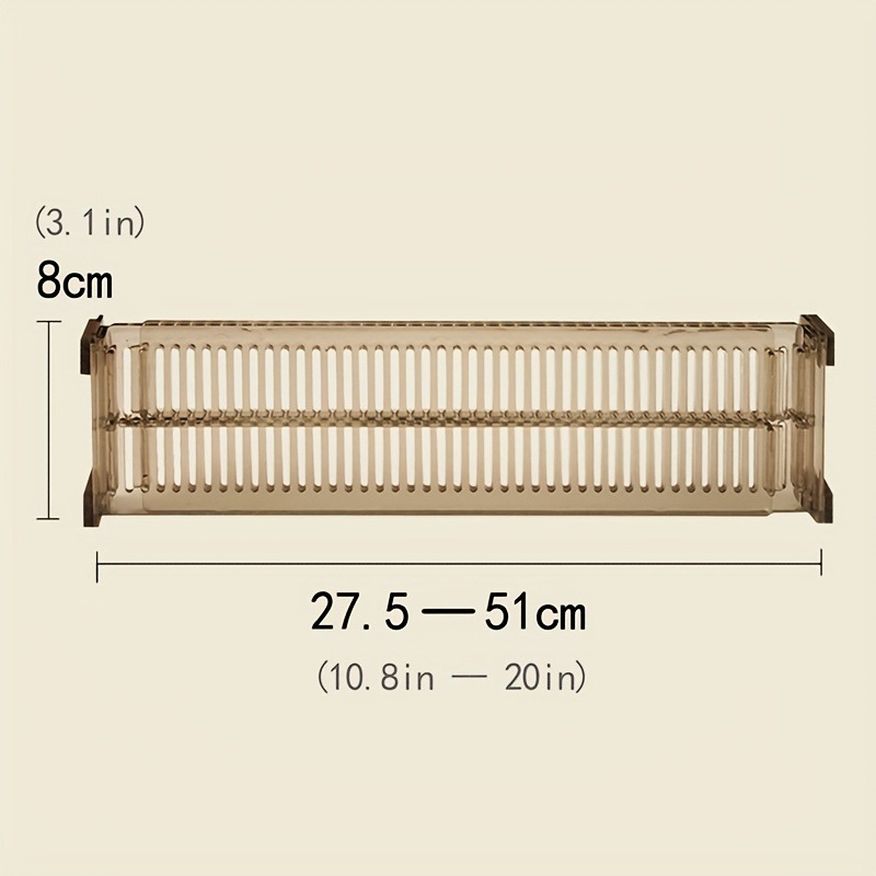 5pcs Adjustable Drawer Divider Set for Home Organization