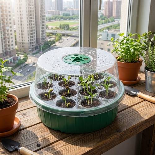 3pcs set seedling tray transparent cover tray 13 hole round seedling tray plant seedling tray hydroponic seedling tray suitable for flowers and vegetables transparent plastic pot suitable for indoor gardening propagation kit with d