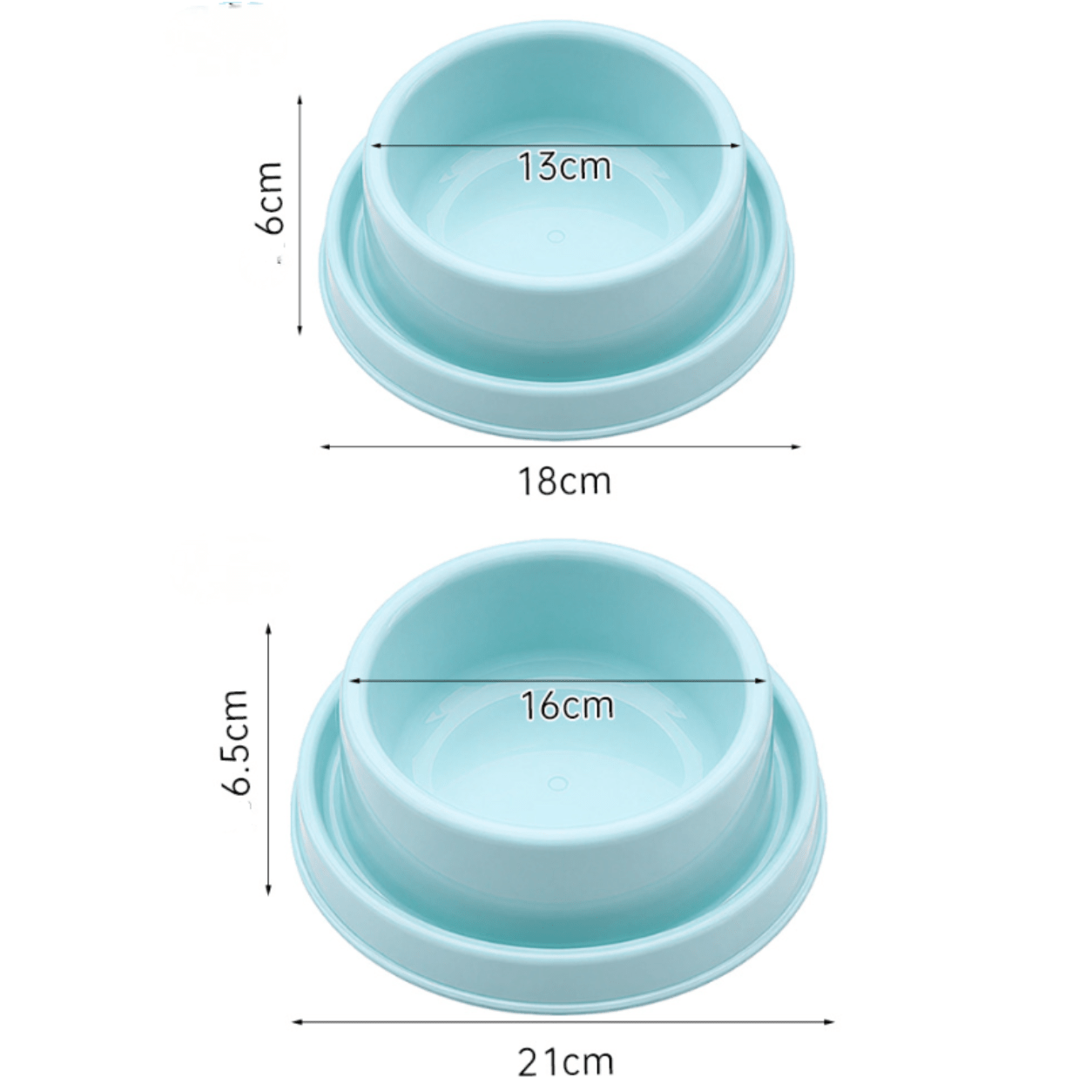 Anti-Spill Non-Slip Pet Bowl for Cats and Dogs