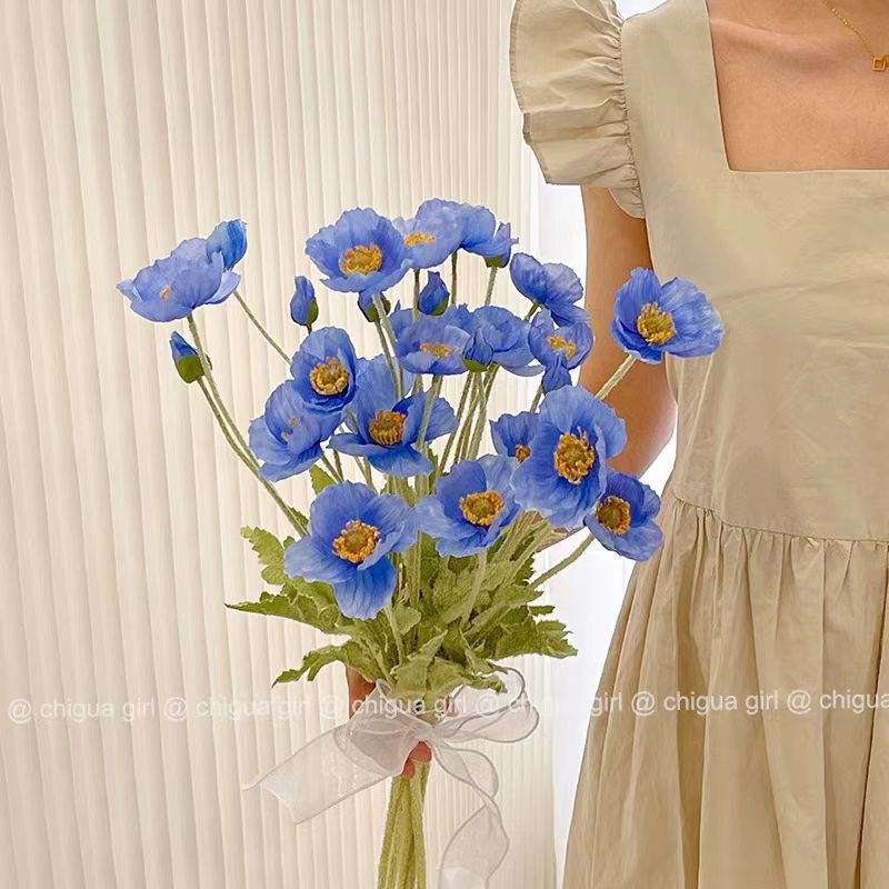 

5pcs Outdoor Artificial , Fabric Flowers, For Couples, Home Decor, Wedding & , Day Present