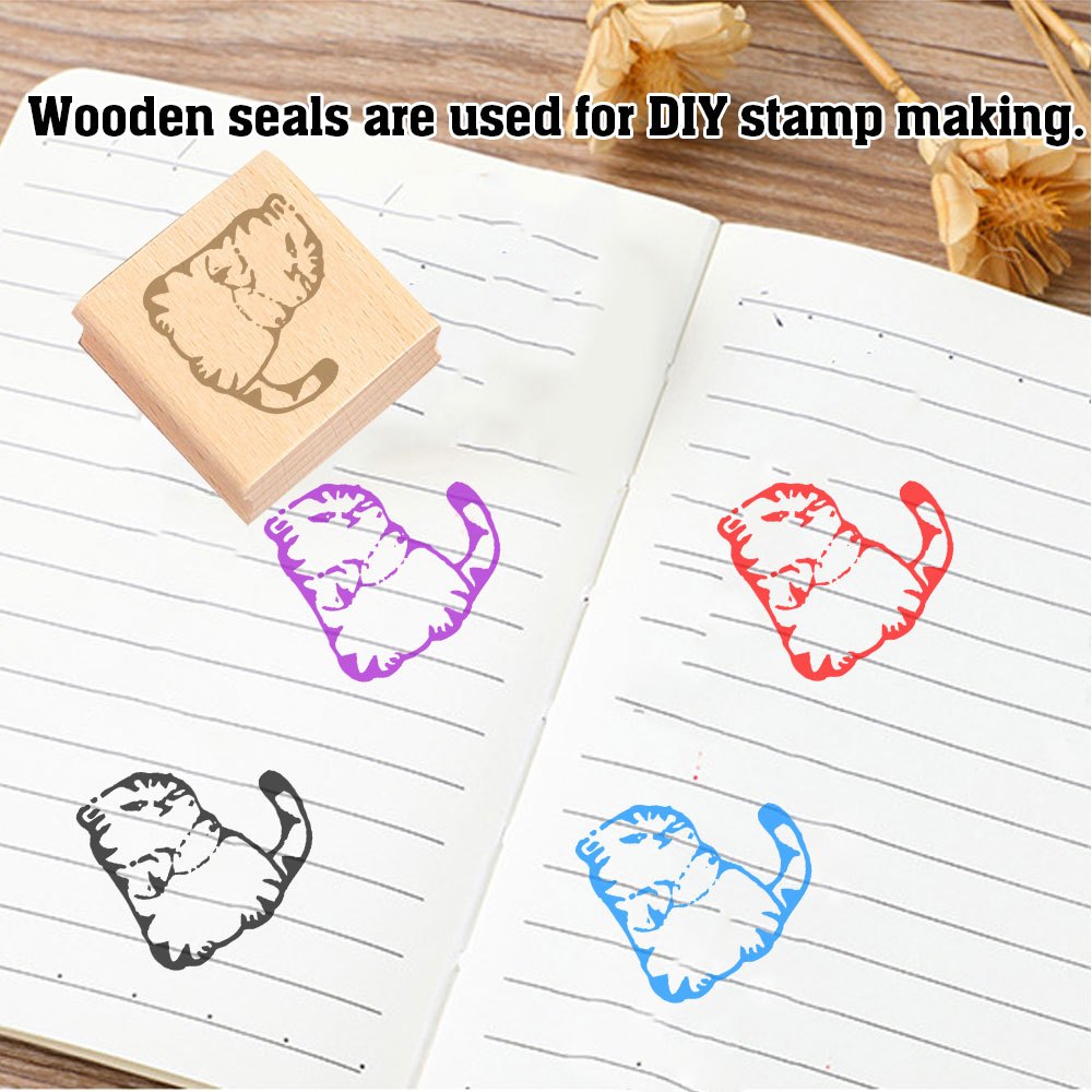 Wooden Decorative Stamp for Creative Stationery