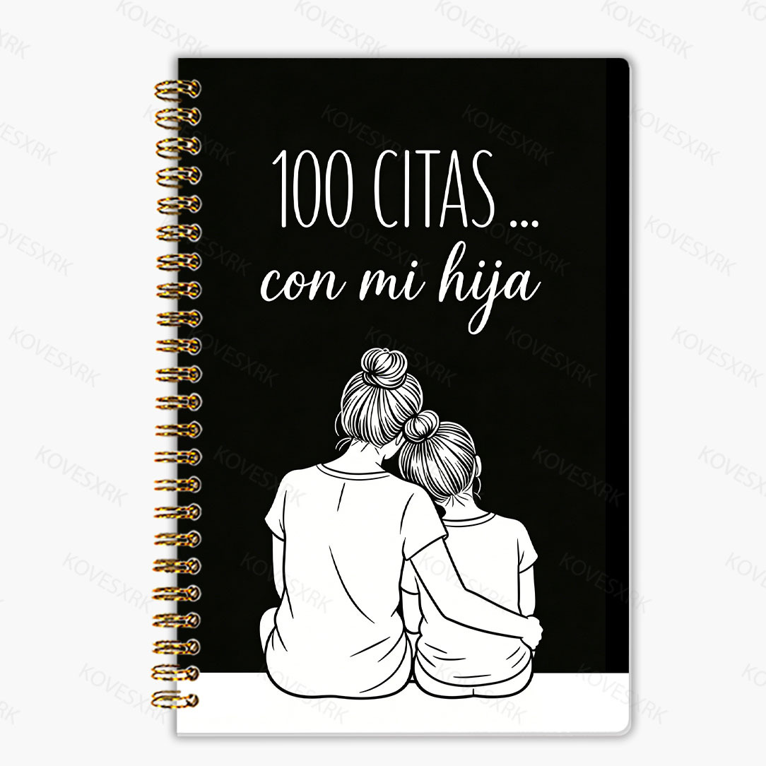 TEMU Álbum de Recuerdos Especial de 100 Días para e Hija | de -Hija | Diseño de Cubierta Minimalista y Negro | Encuadernación Duradera de | Tamaño