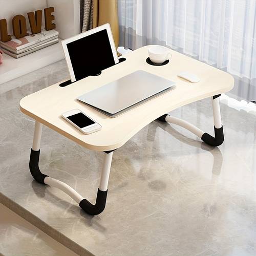 table suitable for bedside desk balcony bay window space saving compact folding desk with bedside table function portable for small spaces dorm home office outdoor use storage table