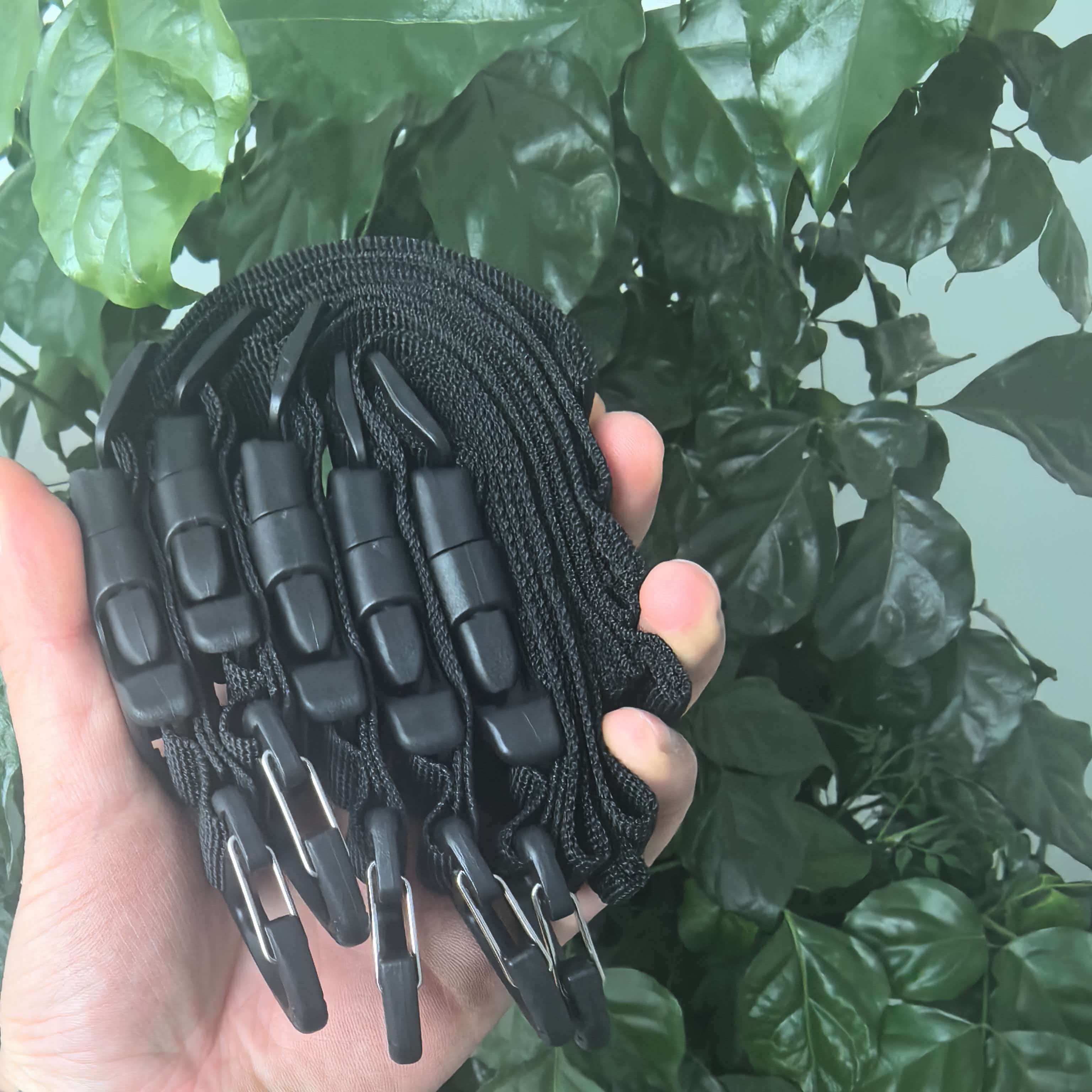 Image of 5pcs Adjustable Garden Hose Ties, Heavy-duty Extension , Hanging Storage Straps For Garages And , Reusable Cable Management Straps
