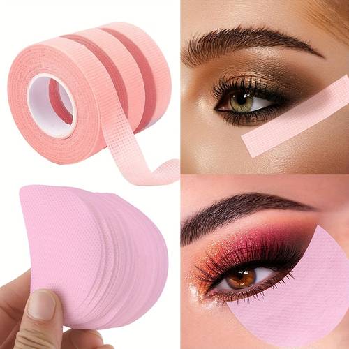 4 pack eyeshadow tape set 2 packs of eyeshadow stickers and 2 packs of eyeshadow stickers non woven makeup protective film for applying eyeshadow eyeliner mascara and lipstick eyelash extension tools