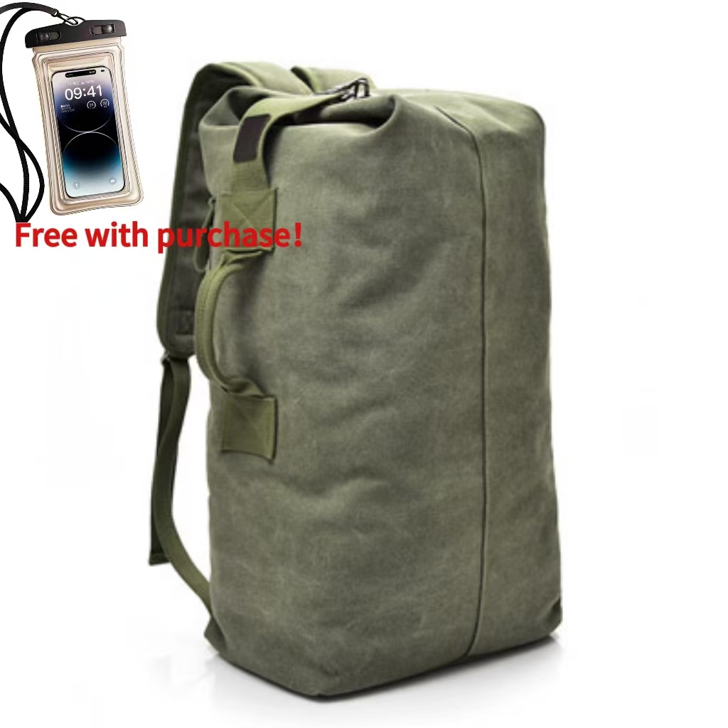 TEMU Men's Large-capacity Backpack: Adjustable Shoulder Straps, Multi-compartment Design And Side Pockets. Ideal For Outdoor Trips Or Daily Use.