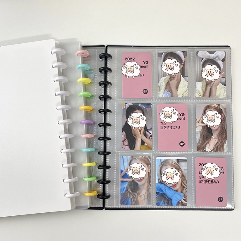 180 pockets a4 binder album mushroom rings 11 holes loose - Temu Kuwait