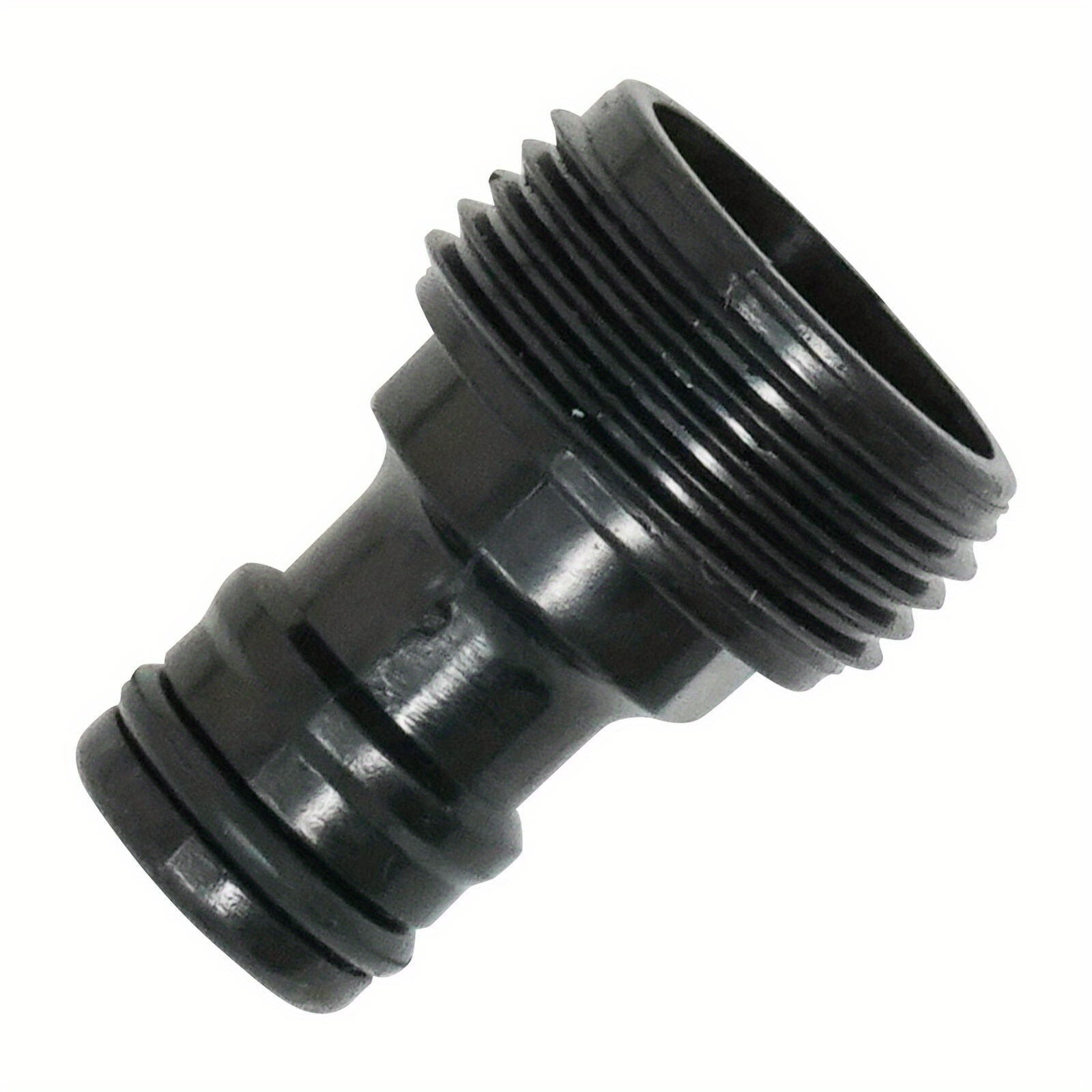 3-Pack Plastic Tap Adapter For Garden Hose - 3/4" BSP Thread, Quick Connect Fitting