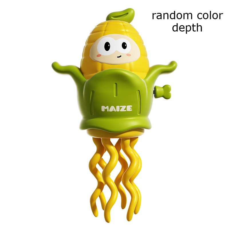 TEMU Twisting Corn Toy, Cartoon Dancing Corn Toy, Dynamic Mini Educational Toy, Portable Pet Toy - Suitable For Holiday Gifting, Random Color