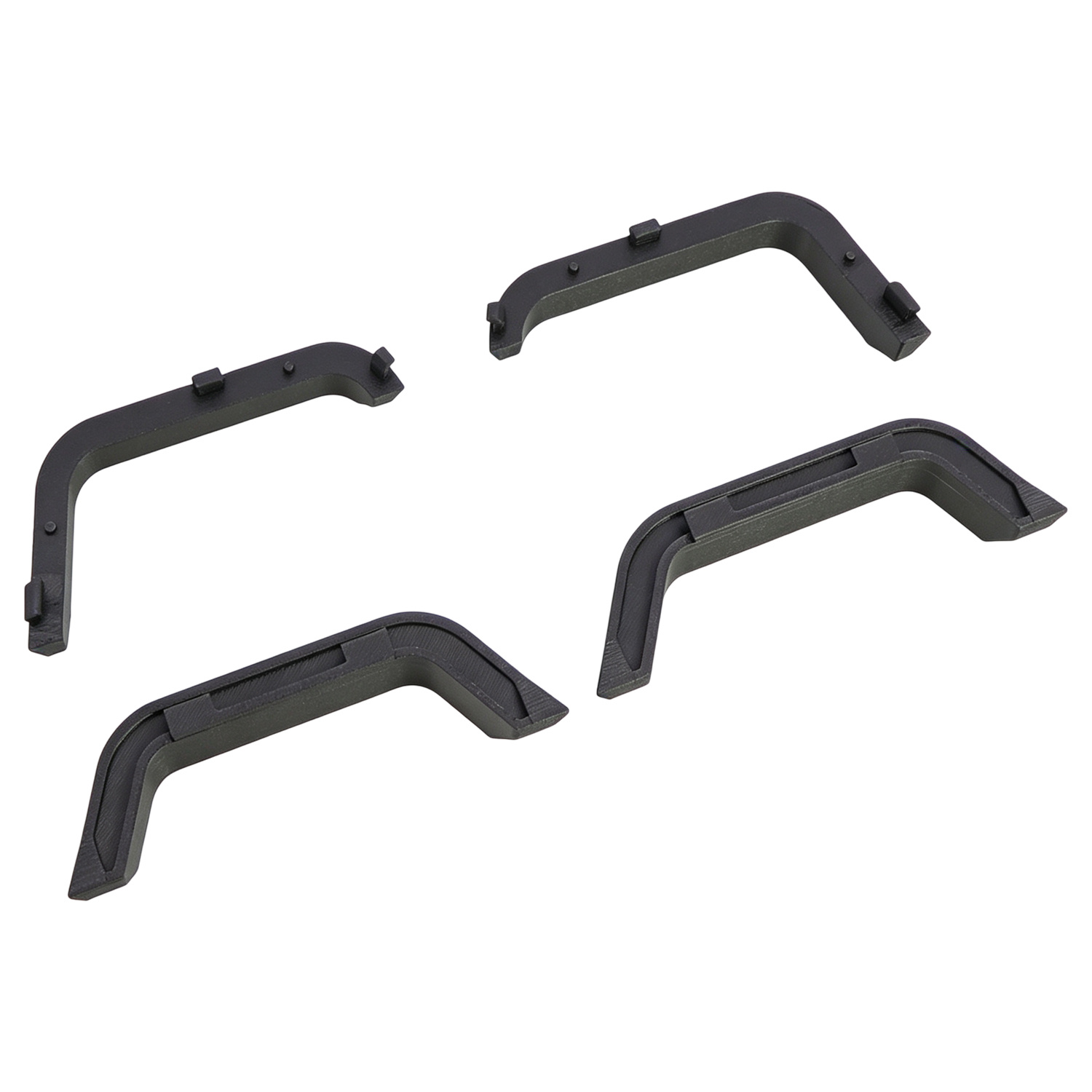 TEMU Mn82 Wheel Fender Front Bumper Side Window Pull Rod Kit Metal For 1/12 Rc Crawler Mn82t Mn82s Lc79 Rc Car Upgrade Parts Set