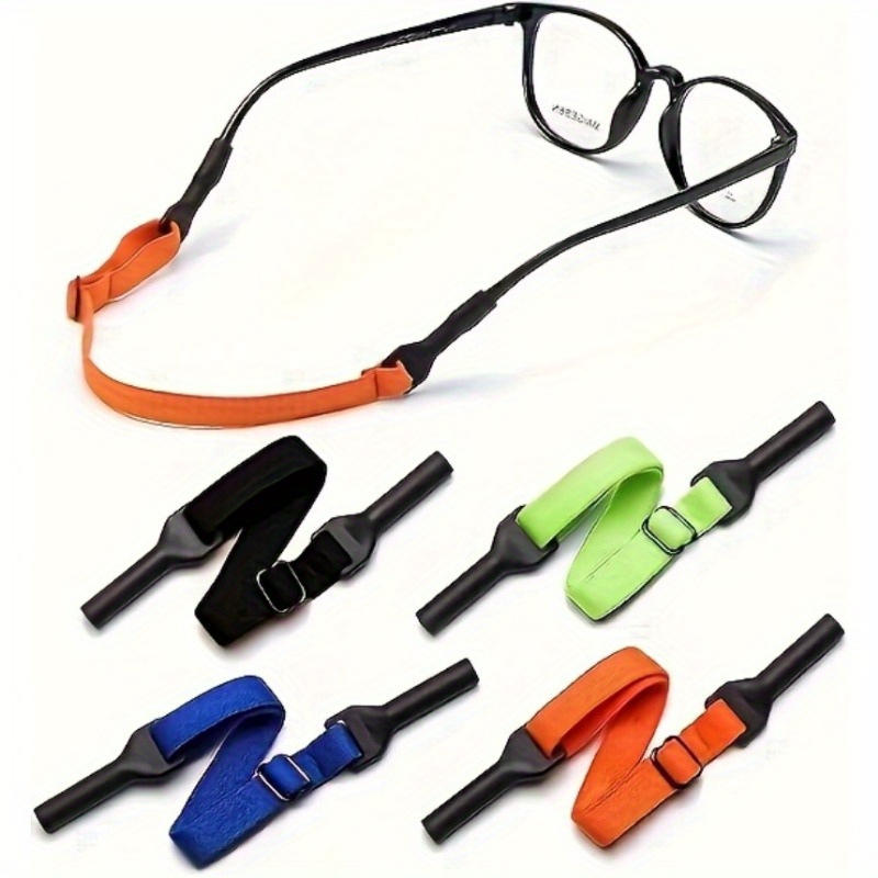 Image of 4pcs Eyeglass Cords - Glasses Straps - Neck Chains For Glasses, Adjustable Eyewear Retainers, Suitable For Or Reading Glasses