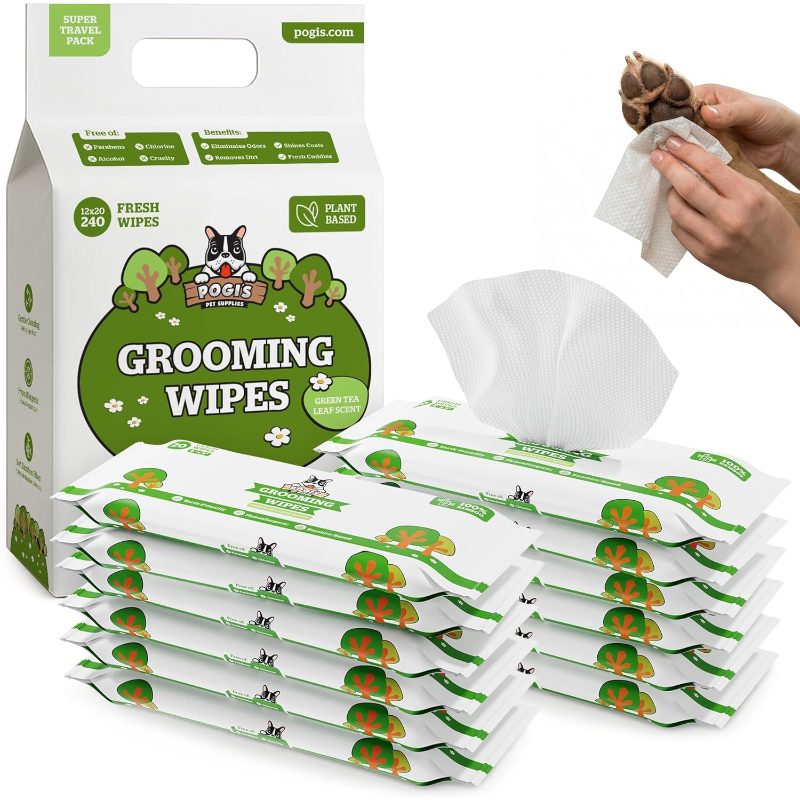 Dog Wipes - Hypoallergenic Wipes Paw Body Butt - Cleaning Hydrating, Fragrance 400-Count - Image 5