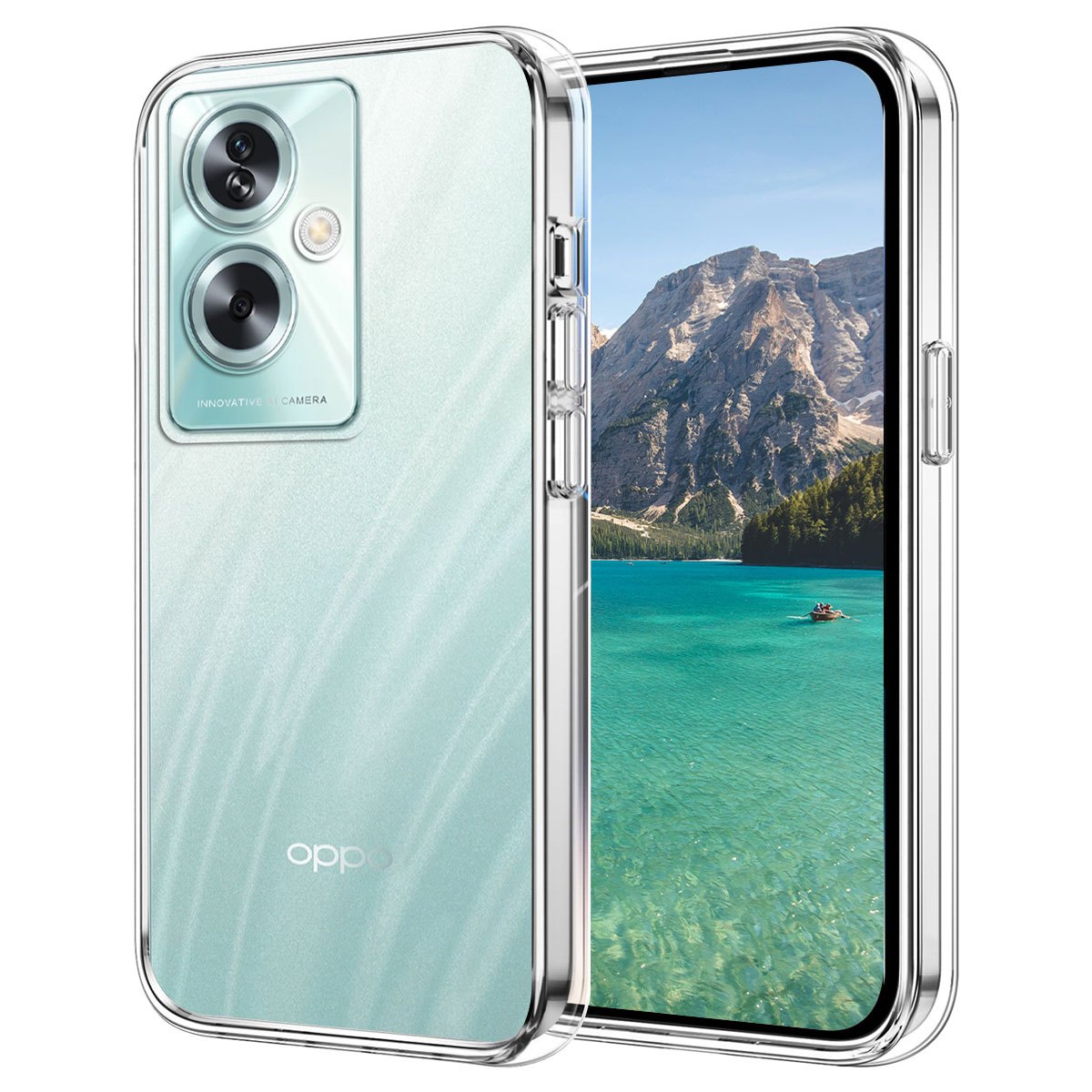 TEMU Phone Case: For Oppo A79 5g Protective Case, Flexible Shockproof Mobile Phone Protective Case, Transparent, Protection, Anti-scratching Rear