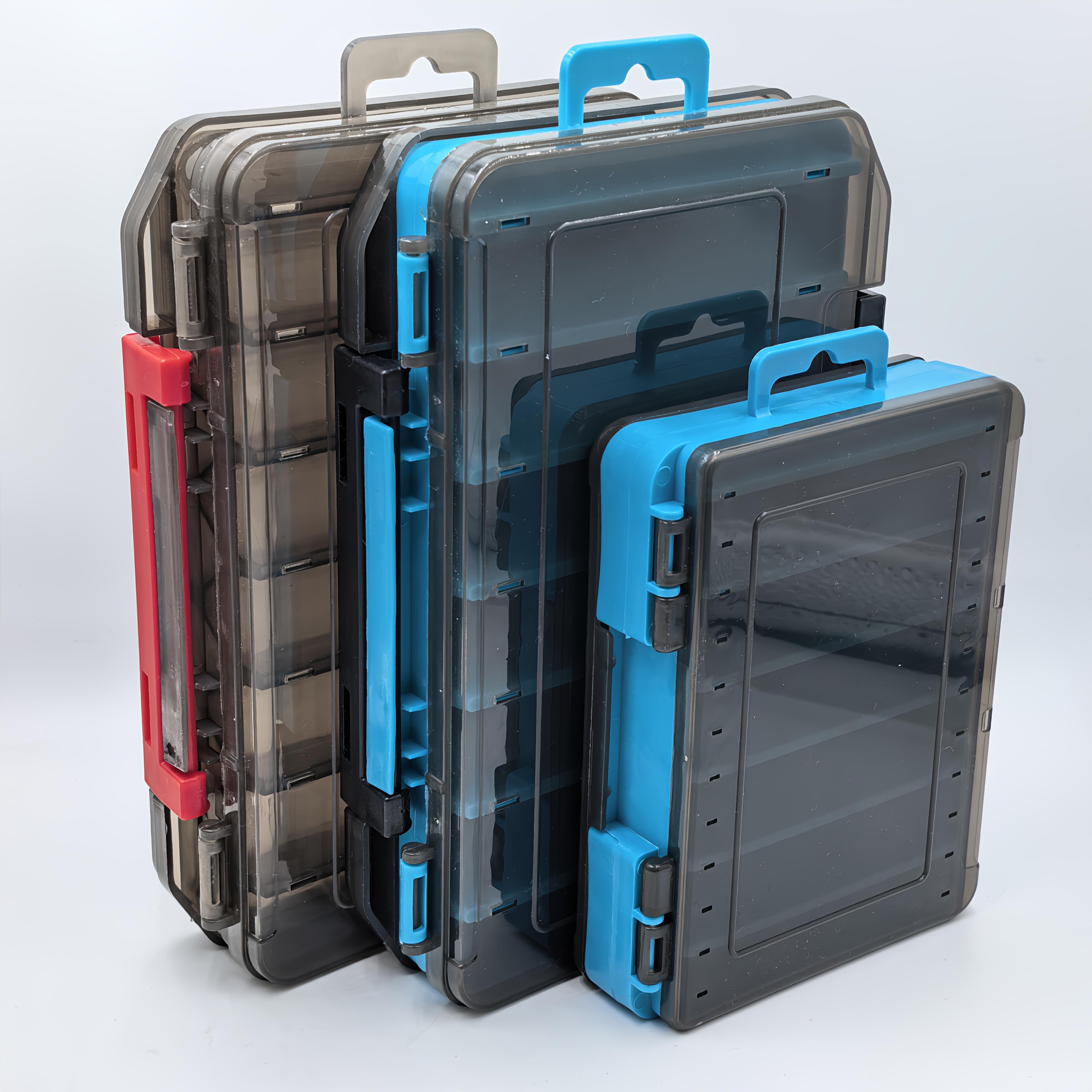 TEMU 3pcs, Lure Pencil Double-sided Tackle Box, Can Hold Various Types Of Lure Baits