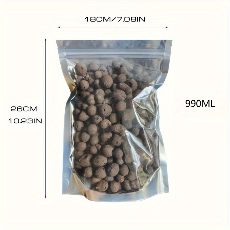 1pc, 990ml Breathable Ceramic Planting Pebble - Suitable For Succulents And Pot Liner